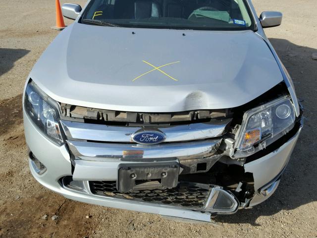 3FAHP0KC4AR335601 - 2010 FORD FUSION SPO SILVER photo 7