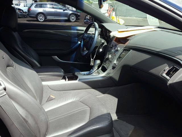 1G6DJ1ED9B0108509 - 2011 CADILLAC CTS PERFOR أسود صورة 5