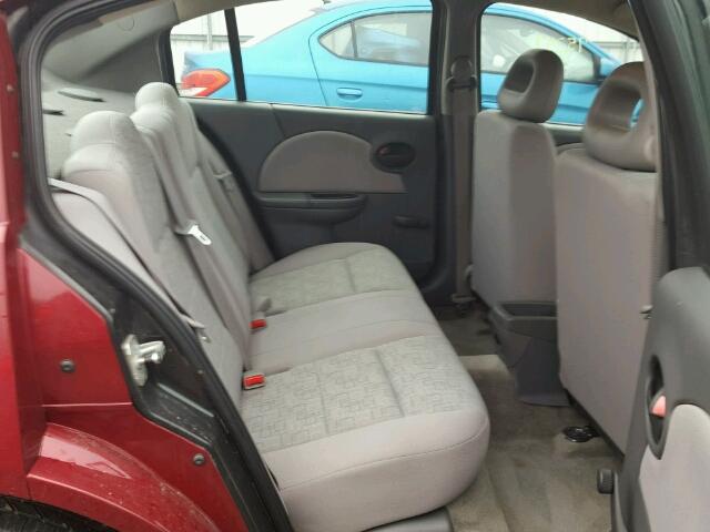 1G8AG52FX5Z157238 - 2005 SATURN ION LEVEL BURGUNDY photo 6