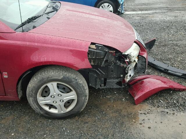 1G8AG52FX5Z157238 - 2005 SATURN ION LEVEL BURGUNDY photo 9