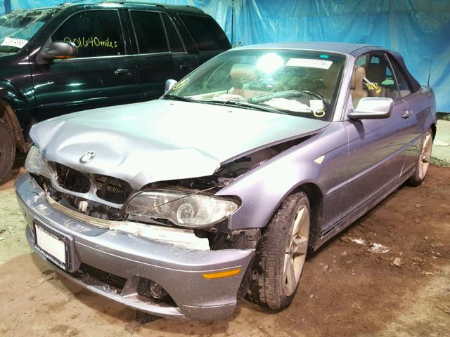 WBABW33466PX84589 - 2006 BMW 325 CI BLUE photo 2