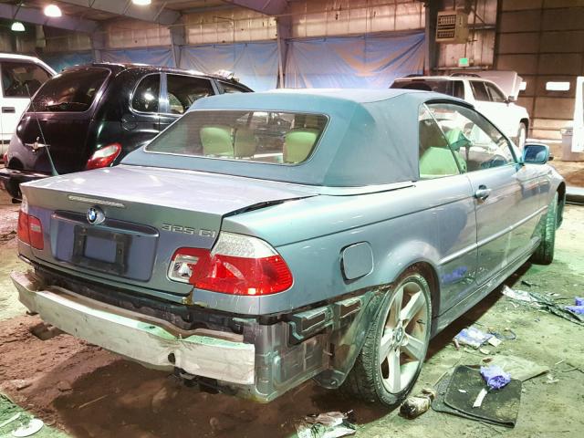 WBABW33466PX84589 - 2006 BMW 325 CI BLUE photo 4