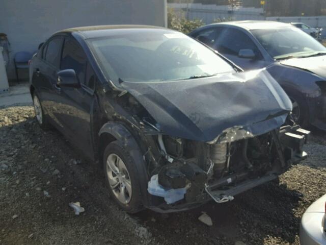 2HGFB2F50DH542916 - 2013 HONDA CIVIC LX BLACK photo 1