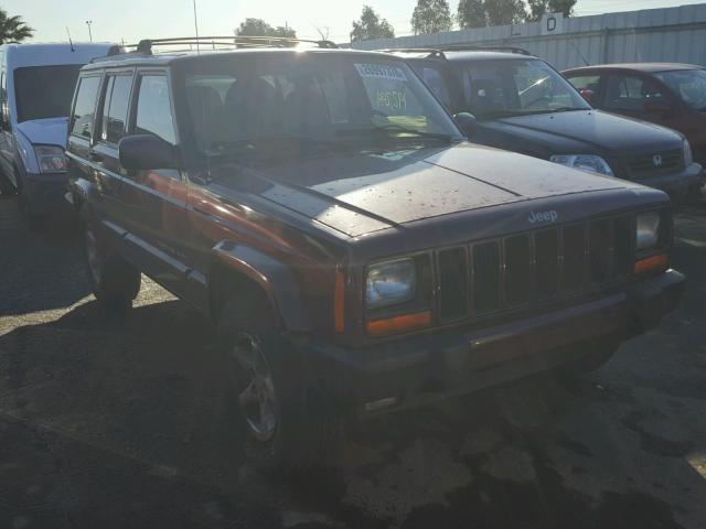 1J4FT48S91L622377 - 2001 JEEP CHEROKEE S BURGUNDY photo 1