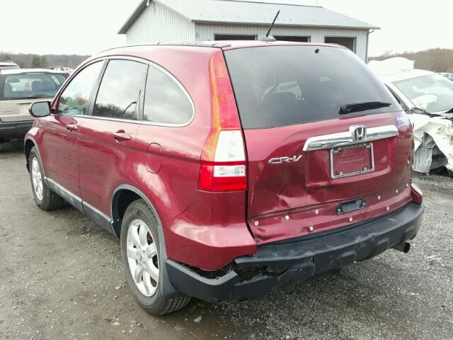 5J6RE48759L003760 - 2009 HONDA CR-V EXL RED photo 3