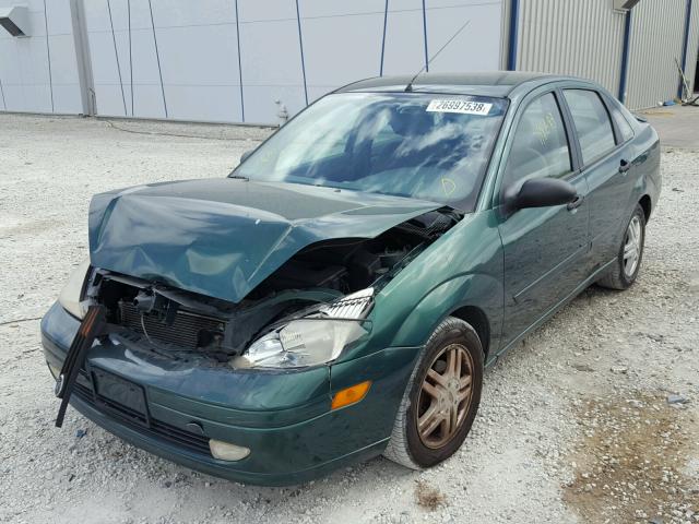 1FAFP343X1W183973 - 2001 FORD FOCUS SE GREEN photo 2