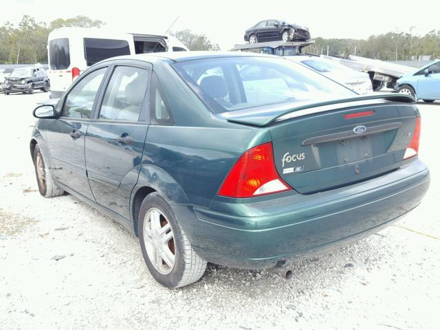 1FAFP343X1W183973 - 2001 FORD FOCUS SE GREEN photo 3