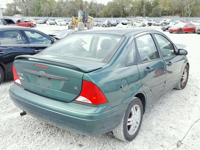 1FAFP343X1W183973 - 2001 FORD FOCUS SE GREEN photo 4