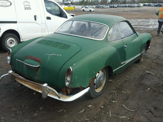 1412012453 - 1971 VOLKSWAGEN KARMANGHIA GREEN photo 4