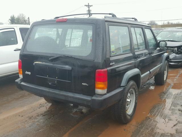 1J4FJ68S3WL258014 - 1998 JEEP CHEROKEE S BLACK photo 4