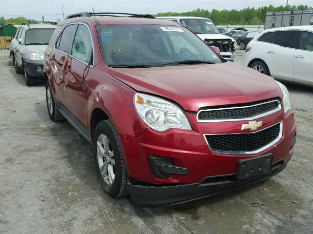 2GNALBEK5E6103521 - 2014 CHEVROLET EQUINOX LT RED photo 9