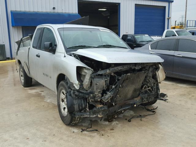 1N6BA06A95N534014 - 2005 NISSAN TITAN XE SILVER photo 1