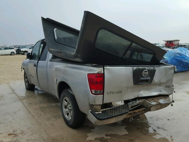 1N6BA06A95N534014 - 2005 NISSAN TITAN XE SILVER photo 3