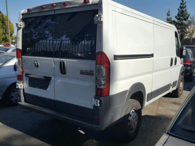 3C6TRVAG3GE114191 - 2016 RAM PROMASTER WHITE photo 4