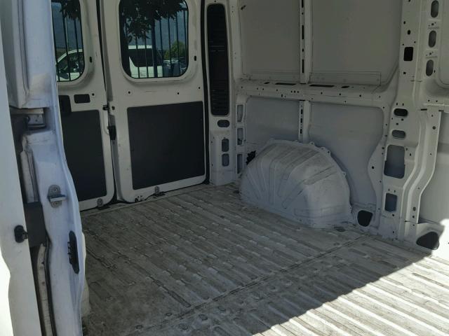 3C6TRVAG3GE114191 - 2016 RAM PROMASTER WHITE photo 9