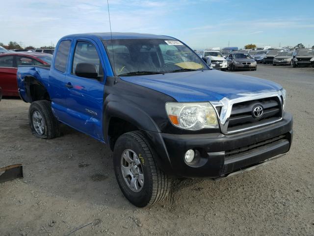 5TETU62N78Z489389 - 2008 TOYOTA TACOMA PRE BLUE photo 1