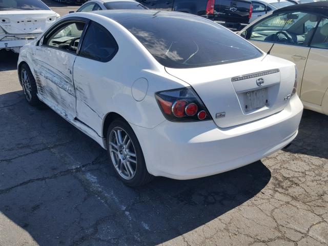 JTKDE167780261238 - 2008 TOYOTA SCION TC WHITE photo 3