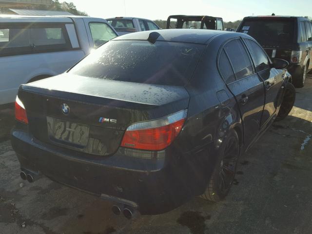 WBSNB93546B584484 - 2006 BMW M5 BLACK photo 4