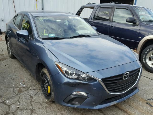 JM1BM1V72E1185050 - 2014 MAZDA 3 TOURING BLUE photo 1