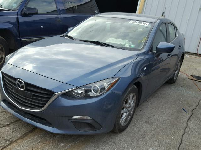 JM1BM1V72E1185050 - 2014 MAZDA 3 TOURING BLUE photo 2