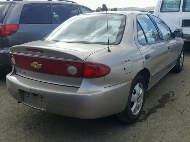 1G1JF52F757111864 - 2005 CHEVROLET CAVALIER L BEIGE photo 4