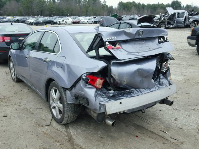 JH4CU2F60CC002616 - 2012 ACURA TSX TECH BLUE photo 3