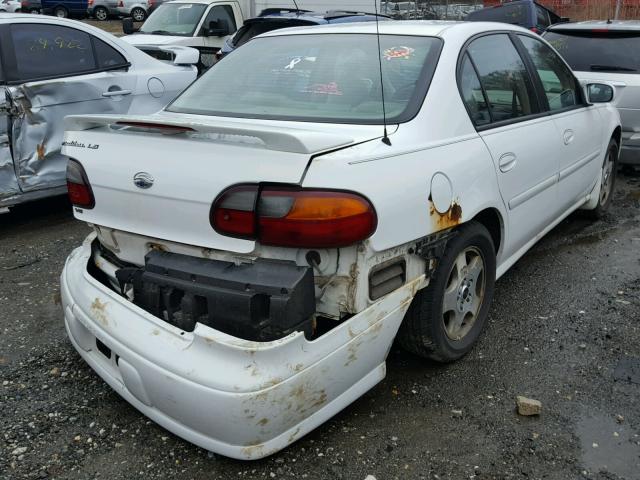 1G1NE52J72M536250 - 2002 CHEVROLET MALIBU LS WHITE photo 4