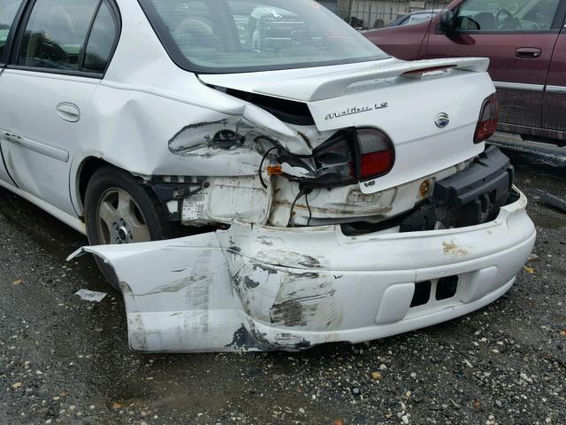 1G1NE52J72M536250 - 2002 CHEVROLET MALIBU LS WHITE photo 9