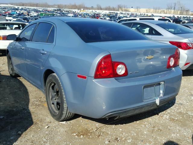 1G1ZG57B88F191644 - 2008 CHEVROLET MALIBU LS ვერცხლისფერი ფოტო 3