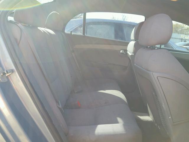 1G1ZG57B88F191644 - 2008 CHEVROLET MALIBU LS ვერცხლისფერი ფოტო 6