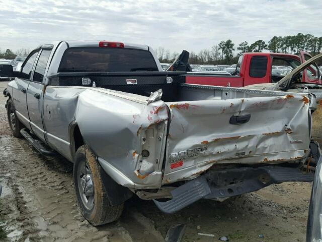 3D7KA28D24G176581 - 2004 DODGE RAM 2500 S SILVER photo 3