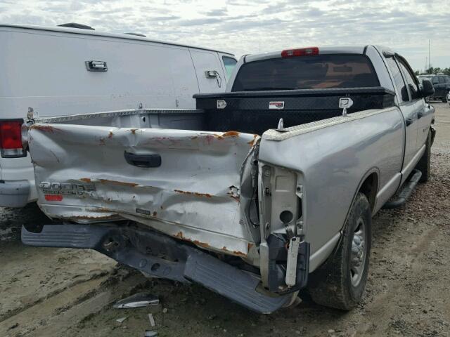 3D7KA28D24G176581 - 2004 DODGE RAM 2500 S SILVER photo 4