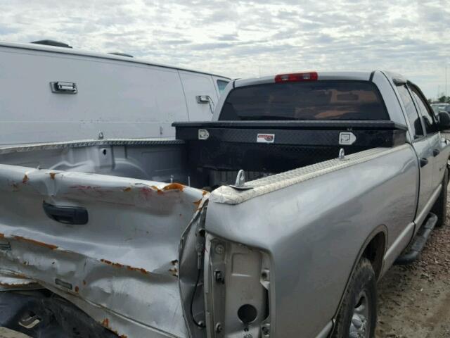 3D7KA28D24G176581 - 2004 DODGE RAM 2500 S SILVER photo 9