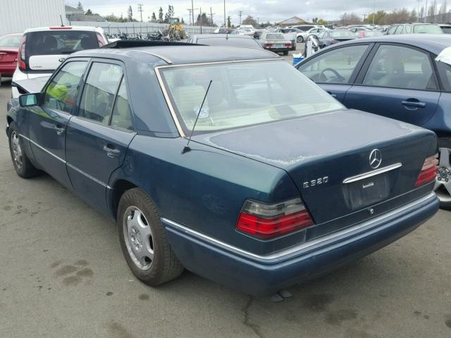 WDBEA32E9SC229239 - 1995 MERCEDES-BENZ E 320 BASE GREEN photo 3