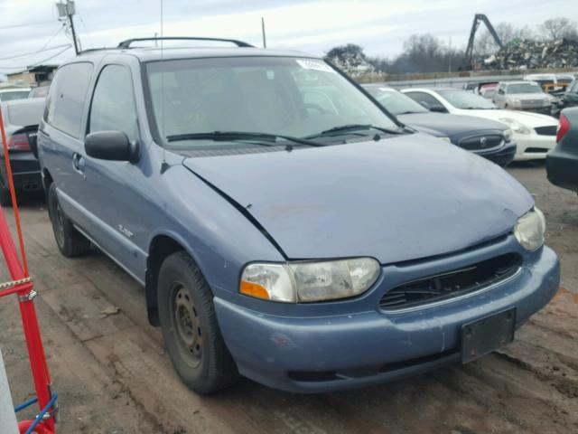 4N2XN11T6YD844589 - 2000 NISSAN QUEST SE BLUE photo 1