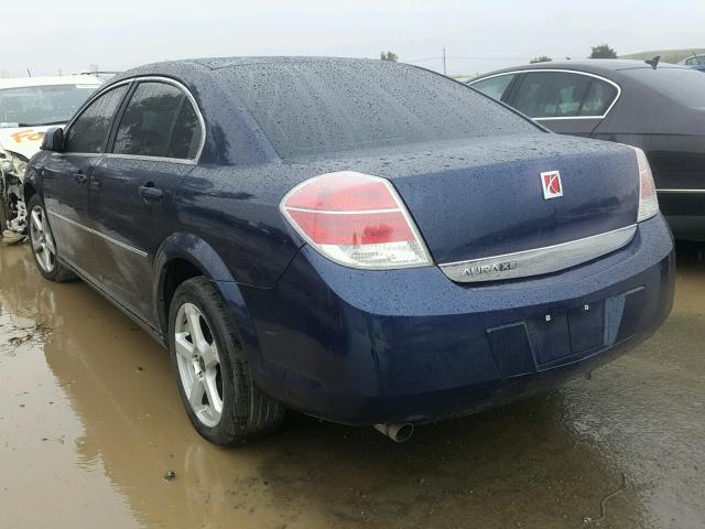 1G8ZS57B48F234747 - 2008 SATURN AURA XE BLUE photo 3