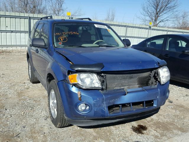 1FMCU9DG6AKD19546 - 2010 FORD ESCAPE XLT BLUE photo 1