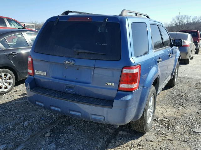 1FMCU9DG6AKD19546 - 2010 FORD ESCAPE XLT BLUE photo 4