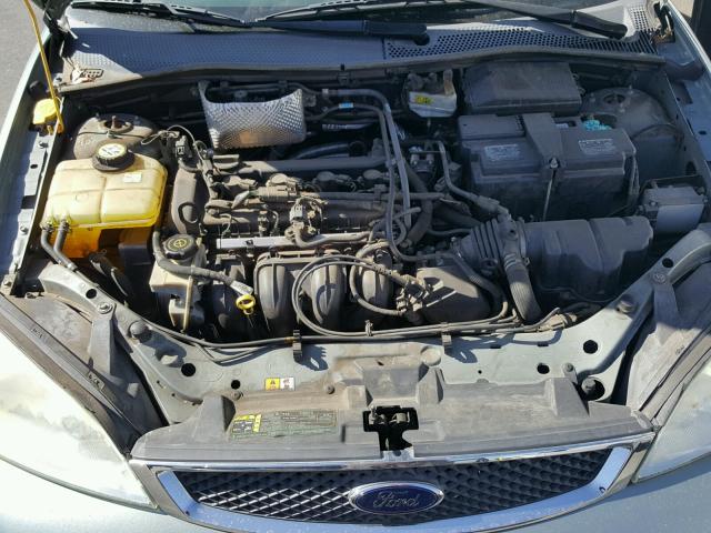 1FAHP34N16W226176 - 2006 FORD FOCUS ZX4 GREEN photo 7