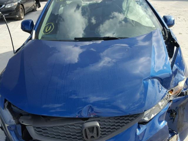 2HGFG3B53CH554795 - 2012 HONDA CIVIC LX BLUE photo 7