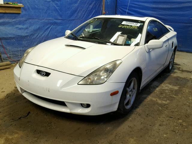 JTDDY32T6Y0001135 - 2000 TOYOTA CELICA GTS WHITE photo 2