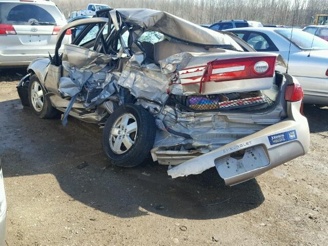 1G1JF52F937226382 - 2003 CHEVROLET CAVALIER L BEIGE photo 3