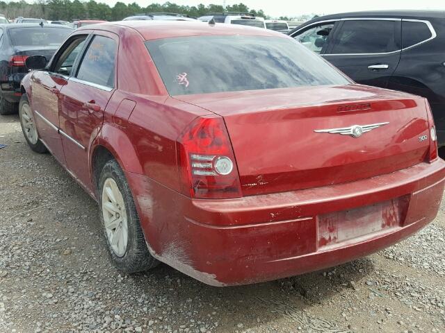 2C3KA43R98H217548 - 2008 CHRYSLER 300 LX RED photo 3