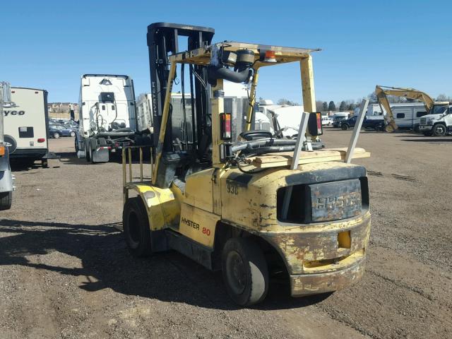 K0050043 - 2000 HYST FORKLIFT YELLOW photo 3