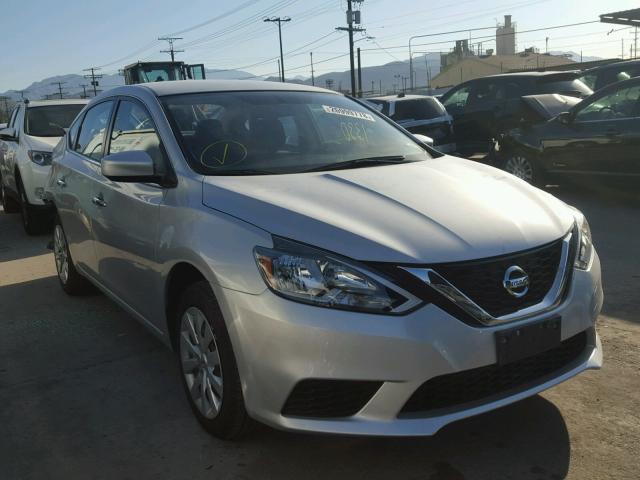 3N1AB7AP4HL675693 - 2017 NISSAN SENTRA S GRAY photo 1