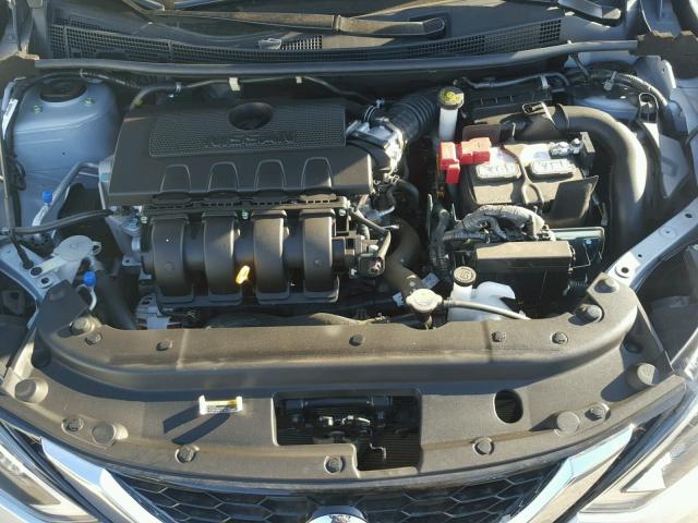 3N1AB7AP4HL675693 - 2017 NISSAN SENTRA S GRAY photo 7