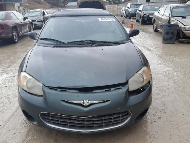 1C3EL45R42N168536 - 2002 CHRYSLER SEBRING LX GREEN photo 9