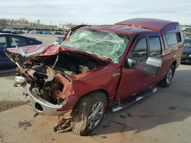 1FTPW14V18FA45241 - 2008 FORD F150 SUPER RED photo 2