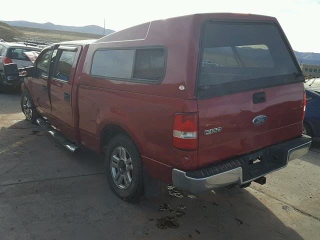 1FTPW14V18FA45241 - 2008 FORD F150 SUPER RED photo 3