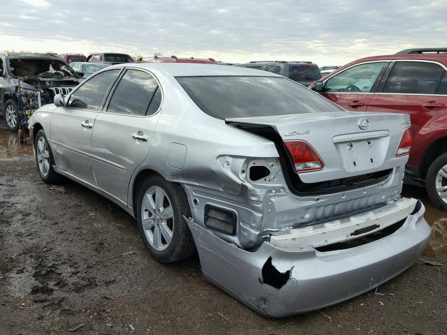 JTHBA30GX65158151 - 2006 LEXUS ES 330 SILVER photo 3